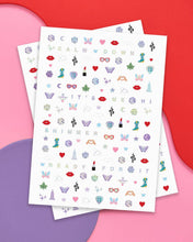 Load image into Gallery viewer, Era&#39;s Nail Stickers, Girl Swiftie Gift, Activity
