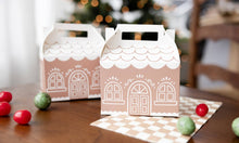 Load image into Gallery viewer, Gingerbread House Gable Treat Boxes
