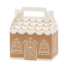 Load image into Gallery viewer, Gingerbread House Gable Treat Boxes
