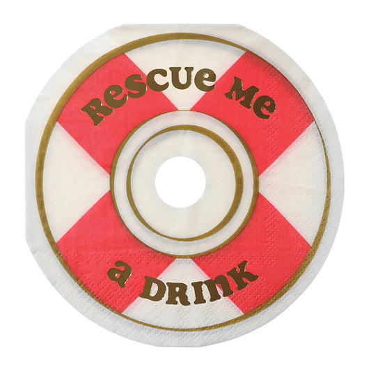 Rescue Me a Drink Napkin - Lemonade Party Box