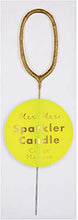 Load image into Gallery viewer, Meri Meri Silver Sparkler Number 0 to 9 Candles + Heart &amp; Star shaped options - Lemonade Party Box
