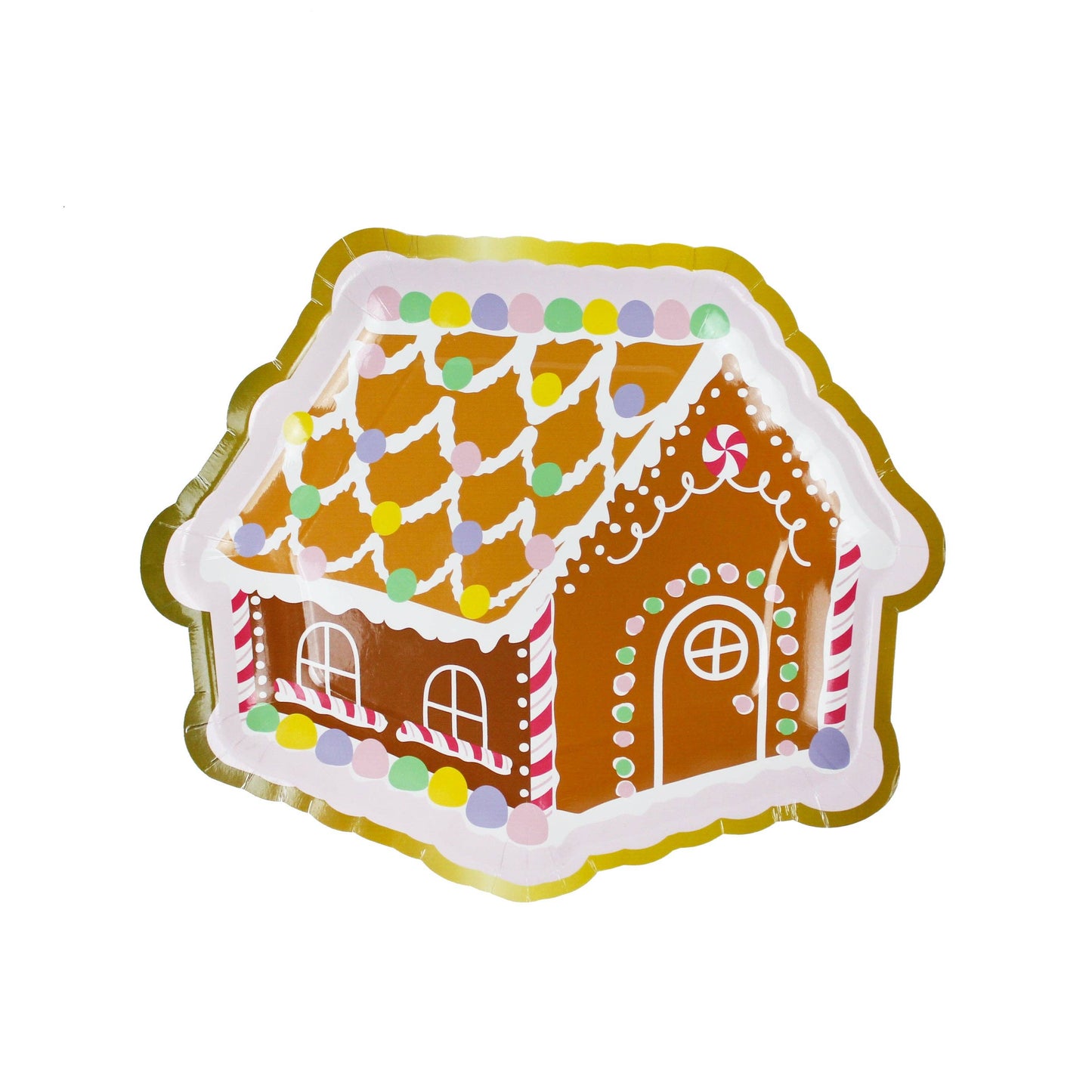 Gingerbread House - Plates, 12 ct