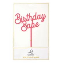 Load image into Gallery viewer, Birthday Babe Cake Topper
