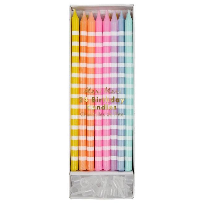 Meri Meri Pastel Party Candles - Lemonade Party Box