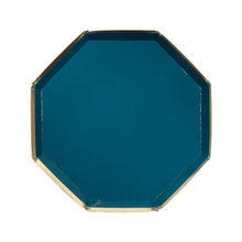 Load image into Gallery viewer, Meri Meri Dark Teal Side Plate
