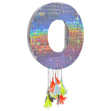 Load image into Gallery viewer, Meri Meri Silver 0-9 Number Party Pinatas
