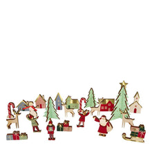 Load image into Gallery viewer, Meri Meri Festive Village Wooden Advent Calendar Suitcase
