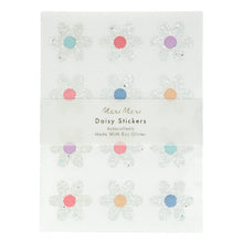 Load image into Gallery viewer, Meri Meri Glitter Daisy Stickers (set of 8 sheets)
