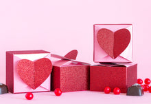 Load image into Gallery viewer, Valentine&#39;s Heart Treat Boxes - Lemonade Party Box
