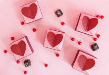 Load image into Gallery viewer, Valentine&#39;s Heart Treat Boxes - Lemonade Party Box
