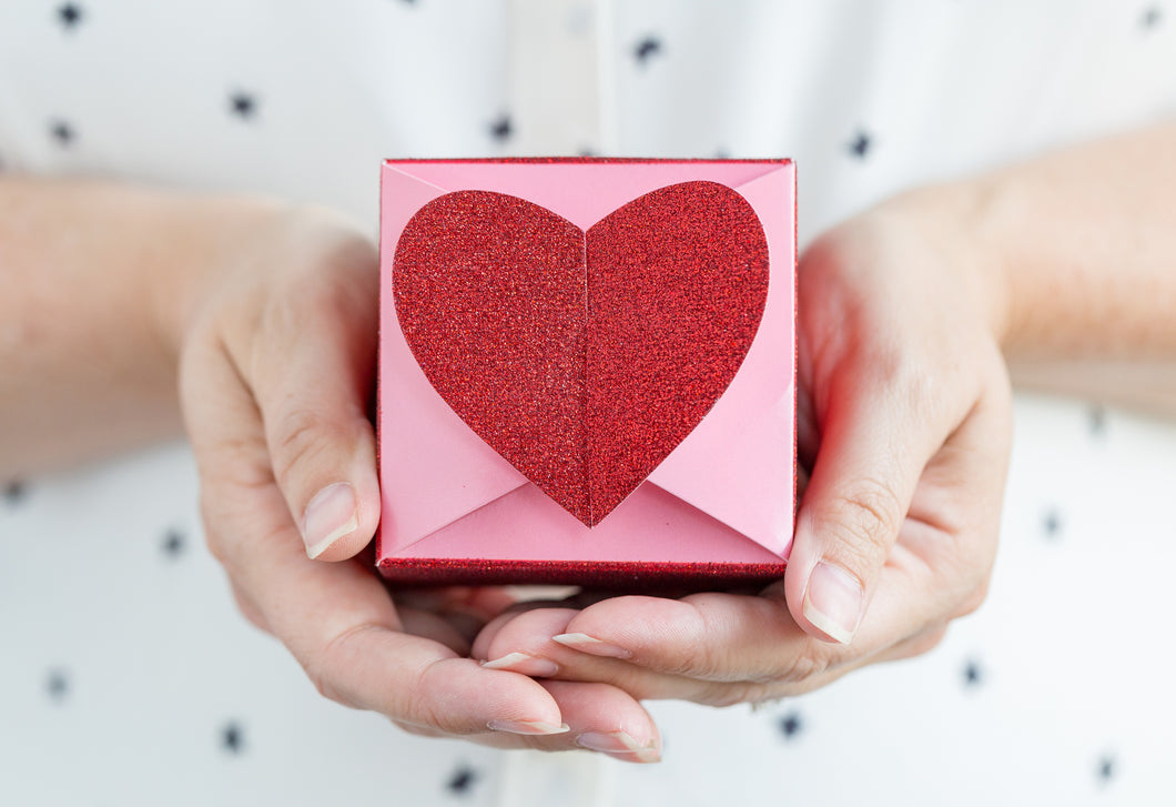 Valentine's Heart Treat Boxes - Lemonade Party Box