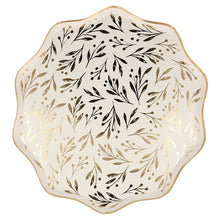 Load image into Gallery viewer, Meri Meri Gold Leaf Dinner Plate
