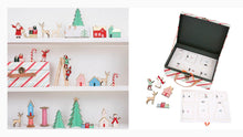 Load image into Gallery viewer, Meri Meri Festive Village Wooden Advent Calendar Suitcase
