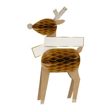 Load image into Gallery viewer, Meri Meri Honeycomb Reindeer Placecards
