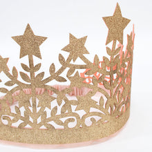 Load image into Gallery viewer, Meri Meri Glitter Fabric Star Crown
