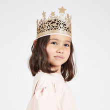 Load image into Gallery viewer, Meri Meri Glitter Fabric Star Crown
