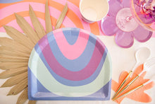 Load image into Gallery viewer, Rainbow Bloom Dinner Plate
