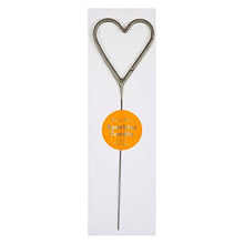 Load image into Gallery viewer, Meri Meri Silver Sparkler Number 0 to 9 Candles + Heart &amp; Star shaped options - Lemonade Party Box
